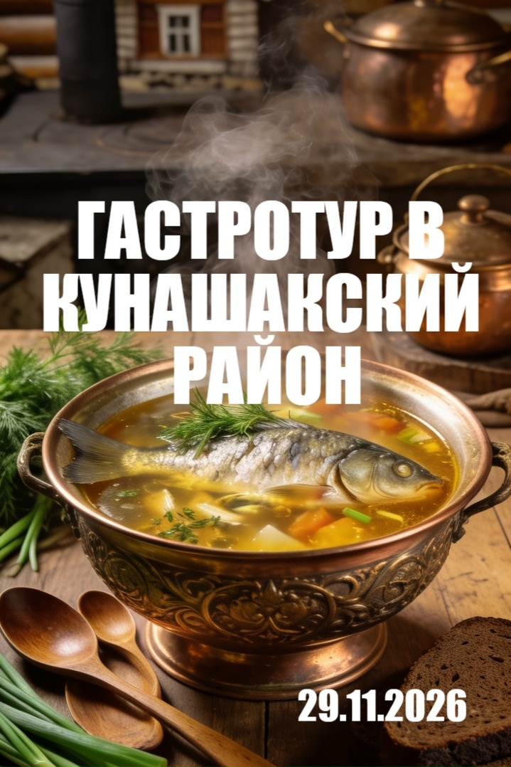 Гастротур «Сладкие тайны и царская уха» в Кунашакский район