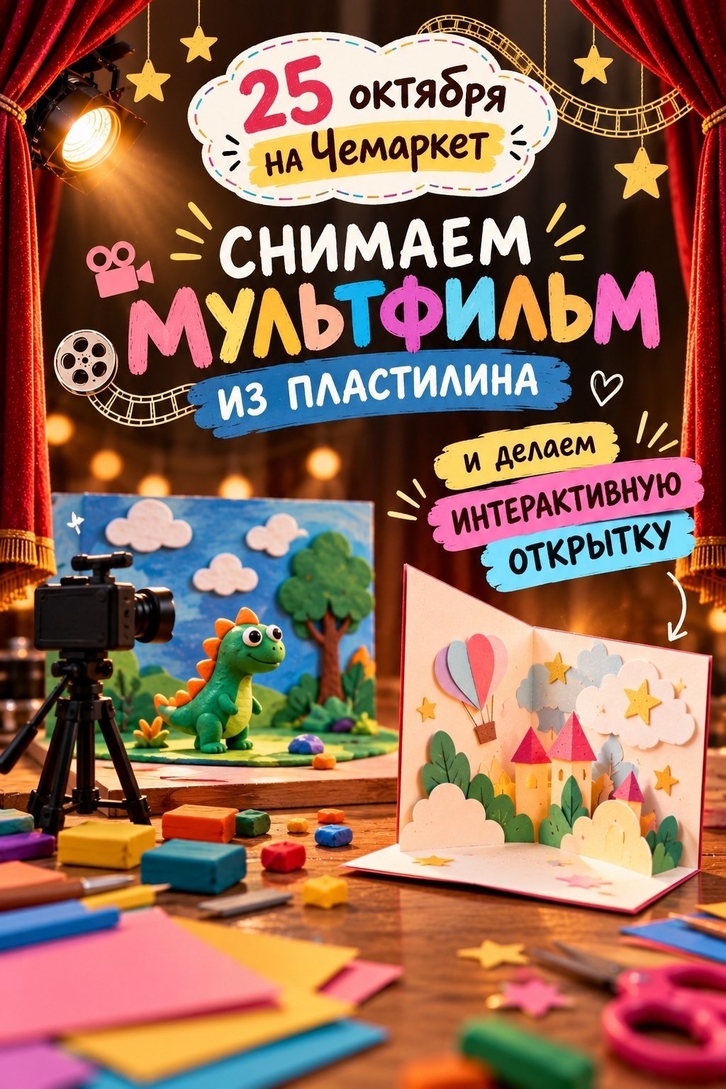 Мастер-классы и аквагрим «ВидимоНевидимо» на Че Маркете