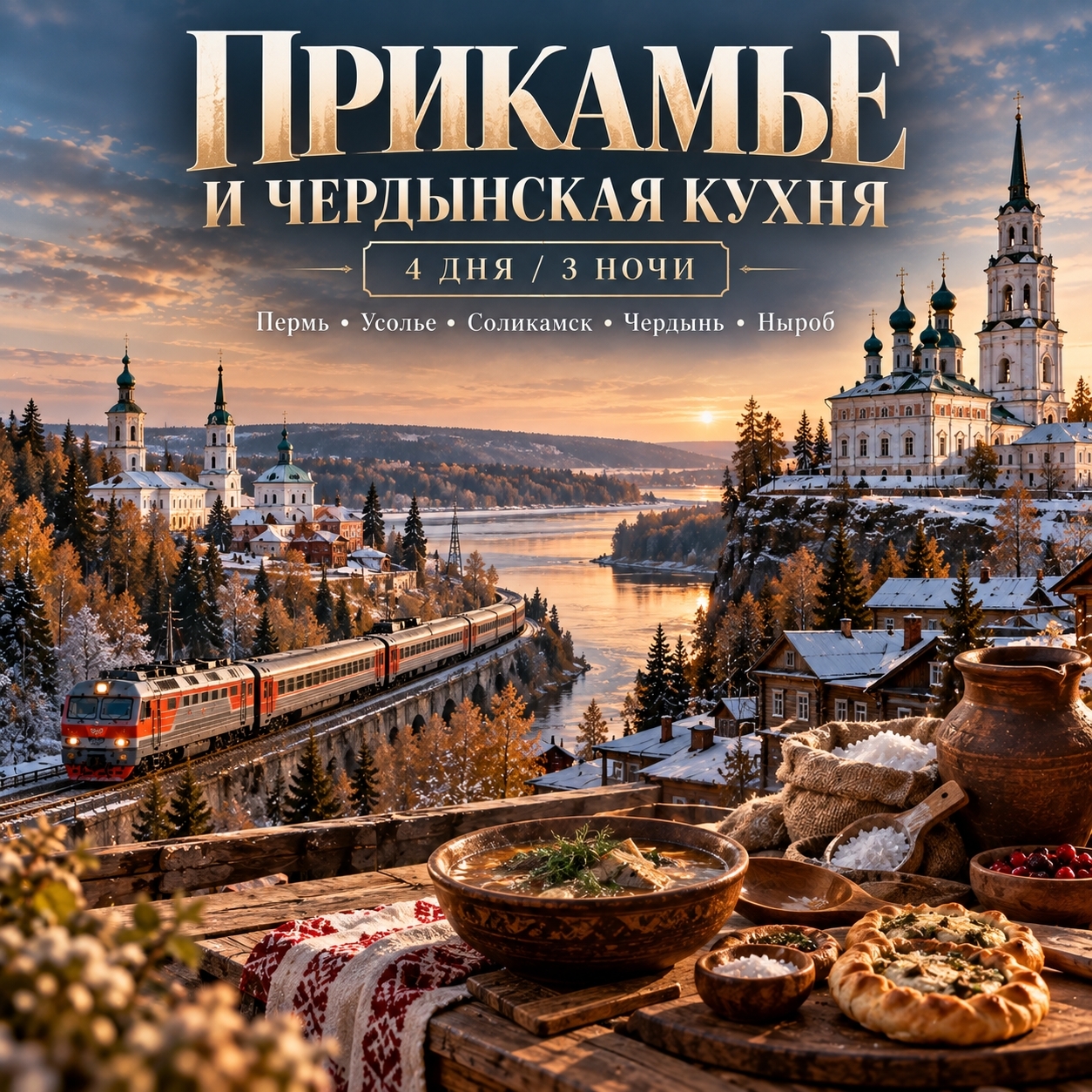 Тур «Прикамье и чердынская кухня»