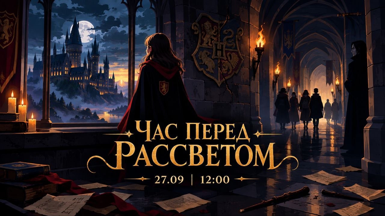Ваншот по Гарри Поттеру «Час перед рассветом»