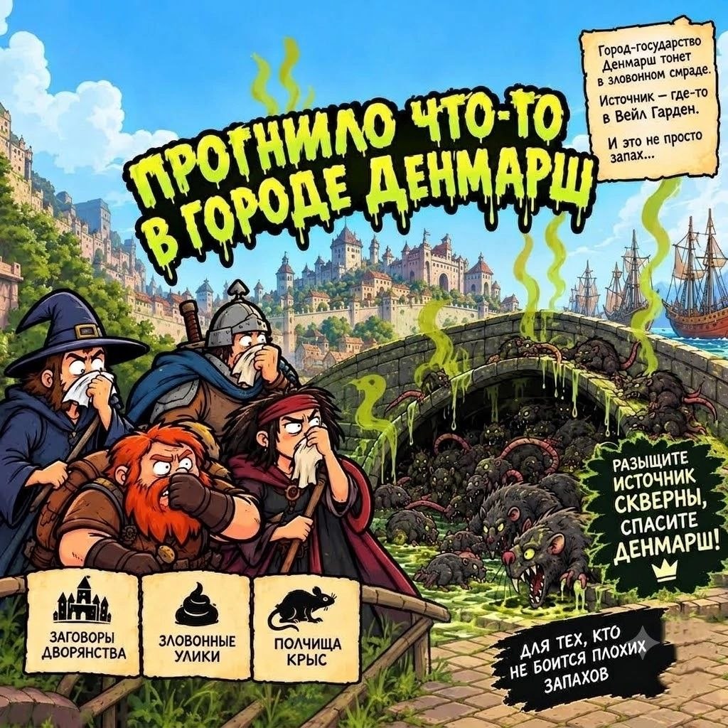 «Прогнило что-то в городе Денмарш» — ваншот приключение (НРИ)