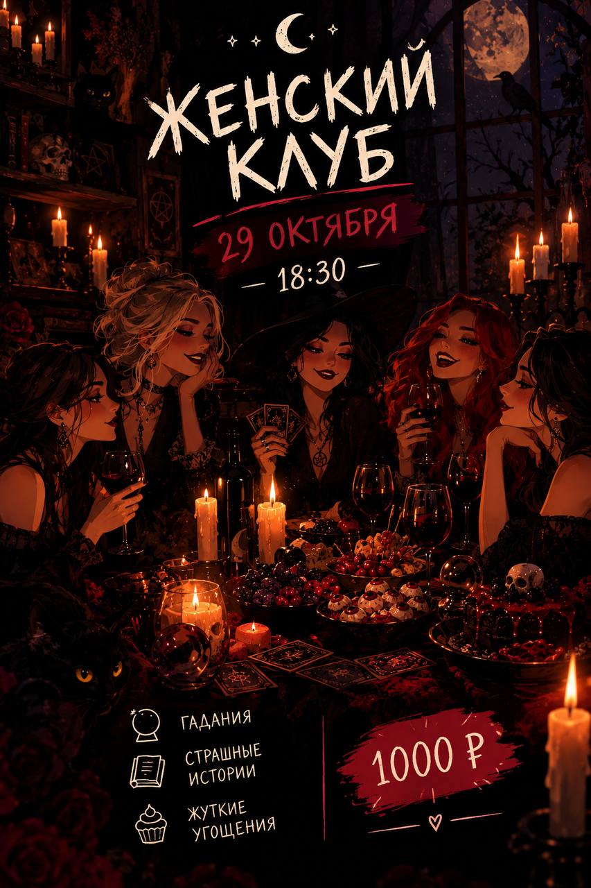 Женский клуб: мистический вечер